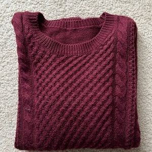 Crewneck knit sweater